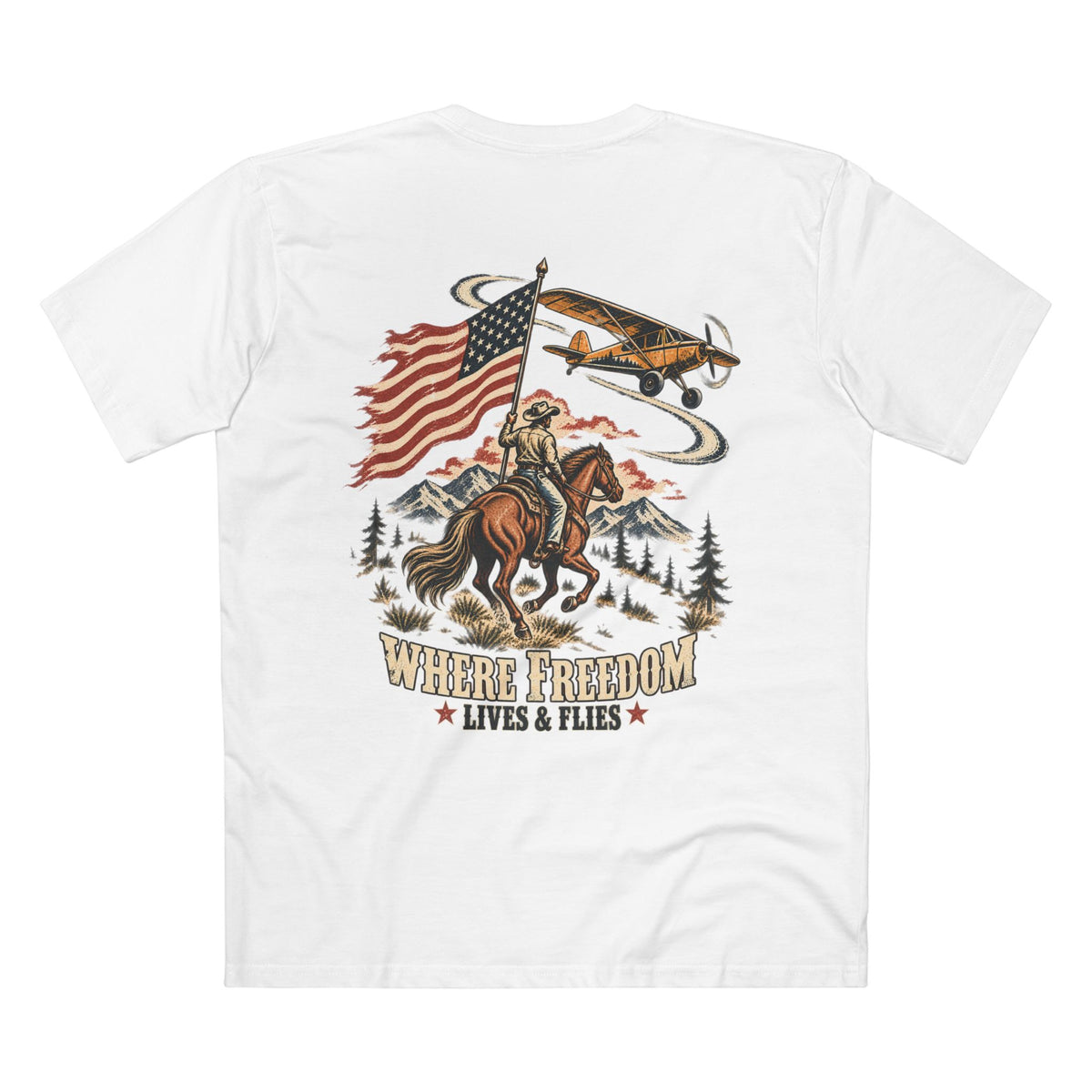 Divide Tee by Rodeo Pilots