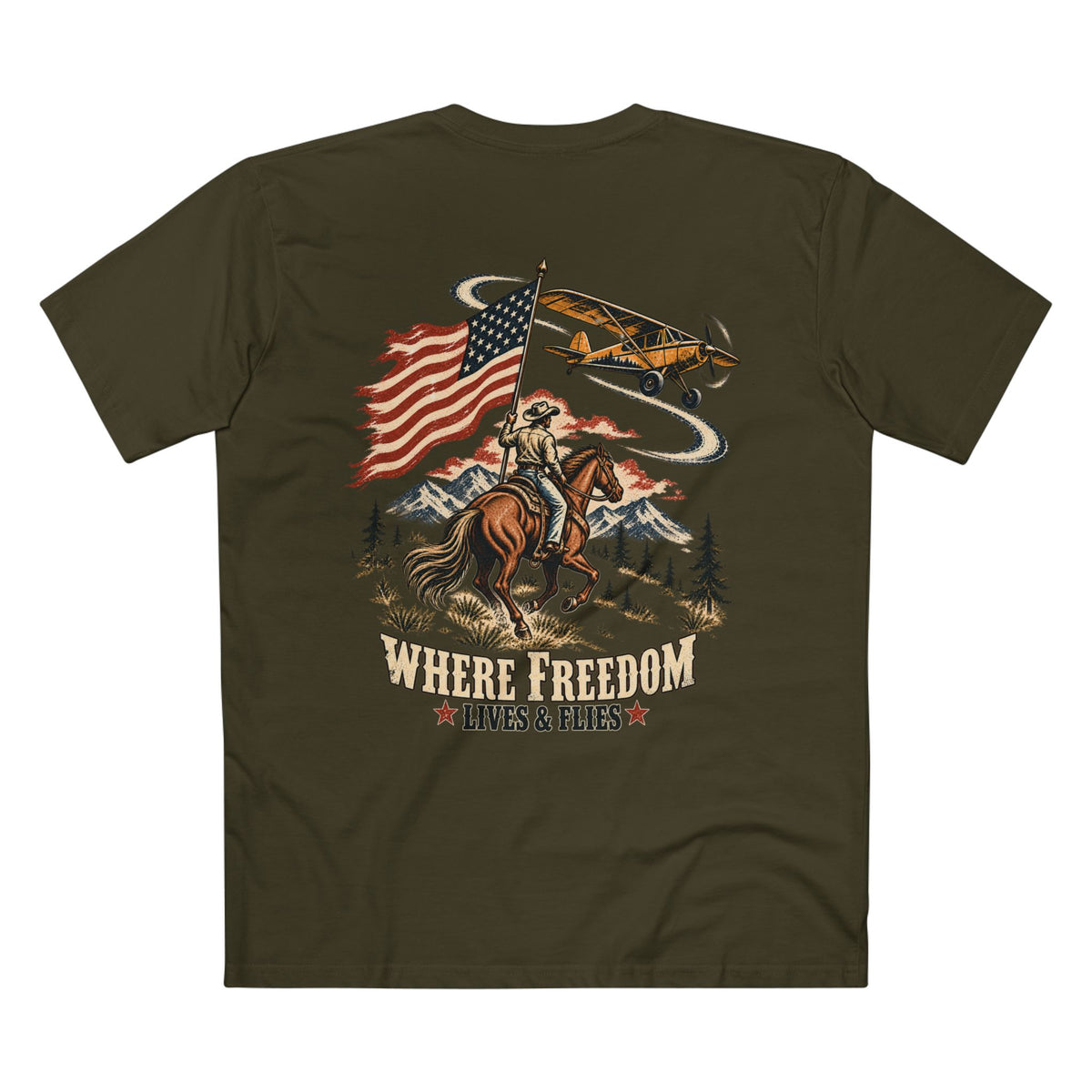 Divide Tee by Rodeo Pilots