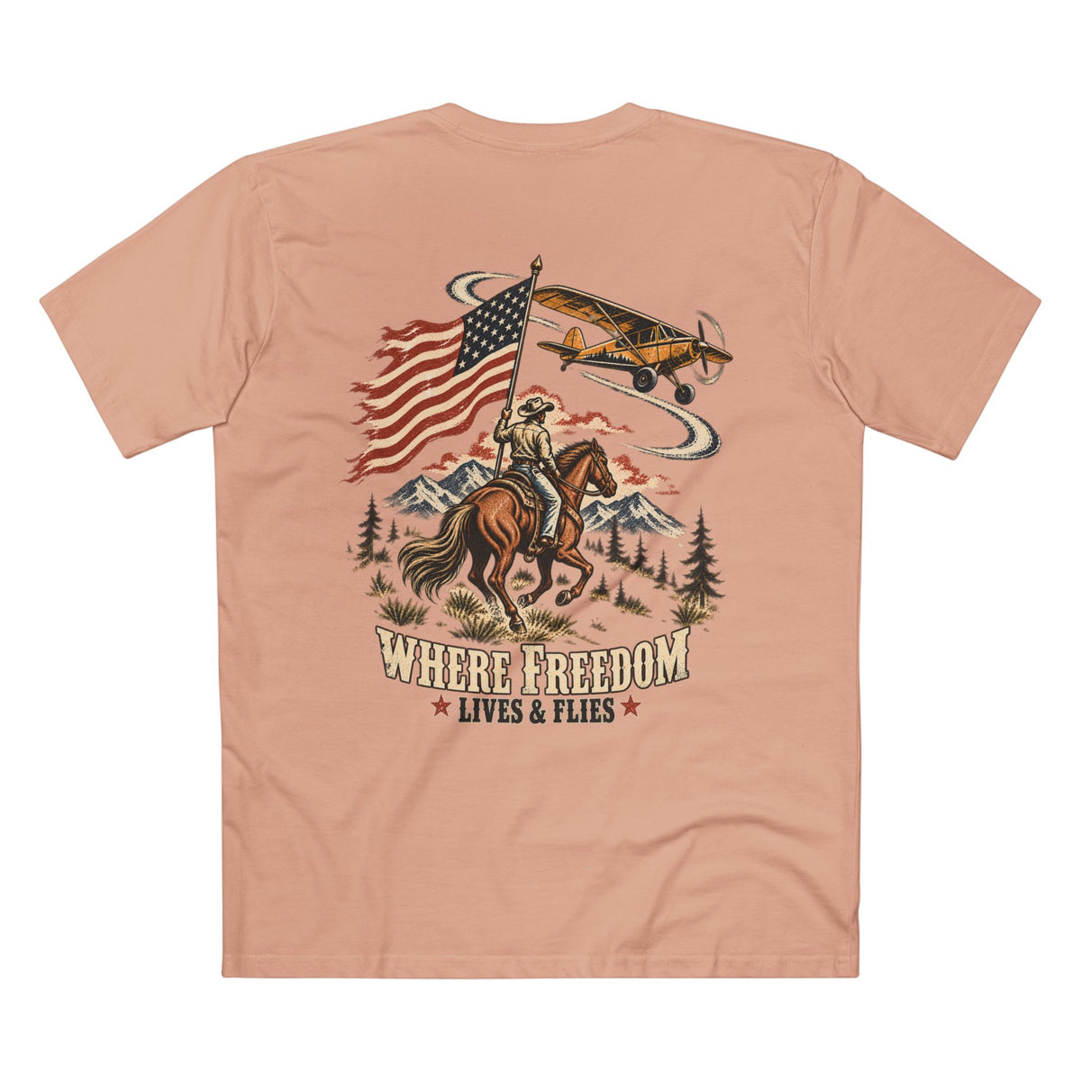 Divide Tee by Rodeo Pilots